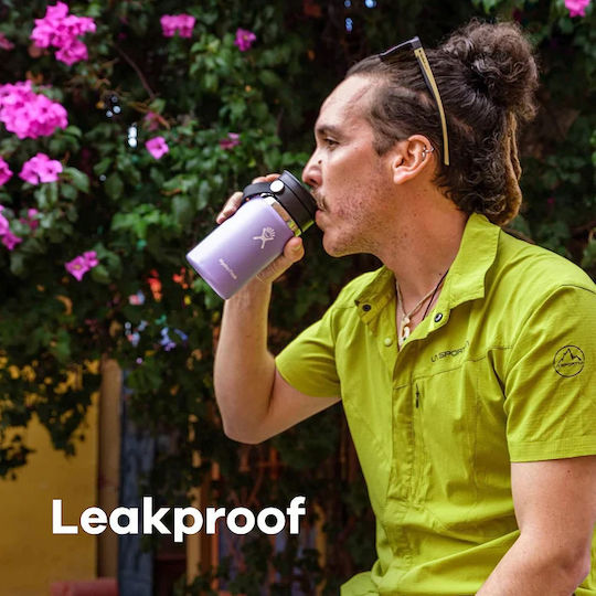 Hydro Flask Wide Mouth Ποτήρι Θερμός Ανοξείδωτο BPA Free 470ml Cascade