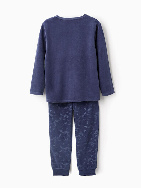 Zippy Kids' Pajamas Winter Velvet Blue
