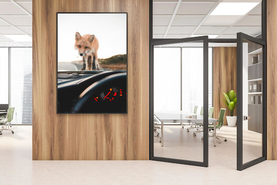 Pictură Vulpe Pe Bordul Mașinii Vulpe Pe Bordul Mașinii 100x150