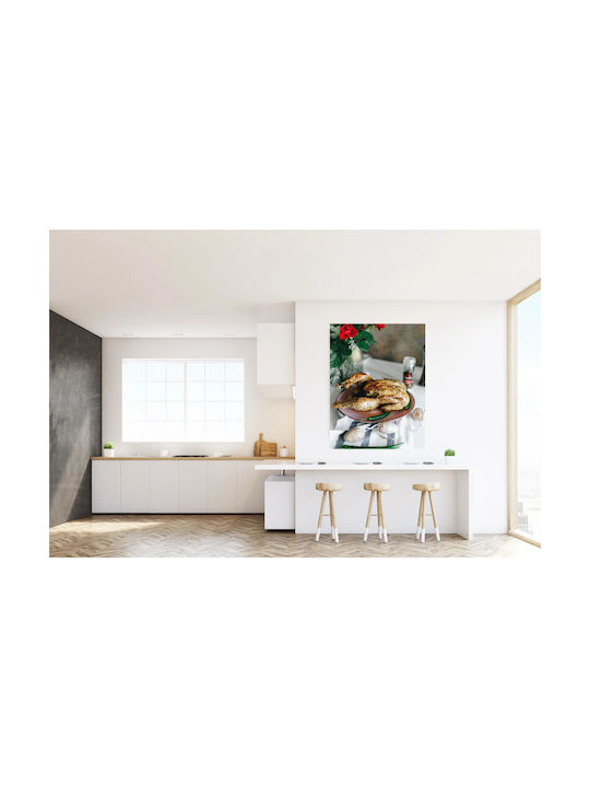 Painting Roasted Chicken Decorative Eggs Flowers 80x120
