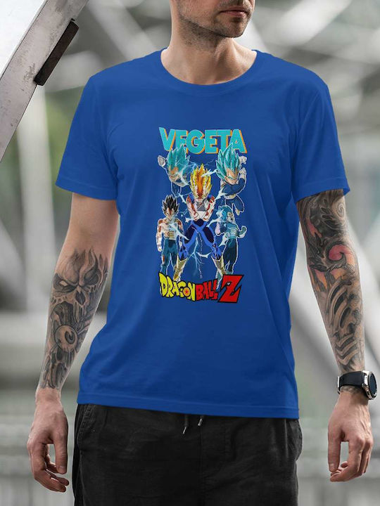 T-shirt Dragon Ball Blue Cotton