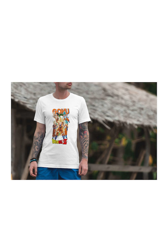 T-shirt Dragon Ball White Cotton