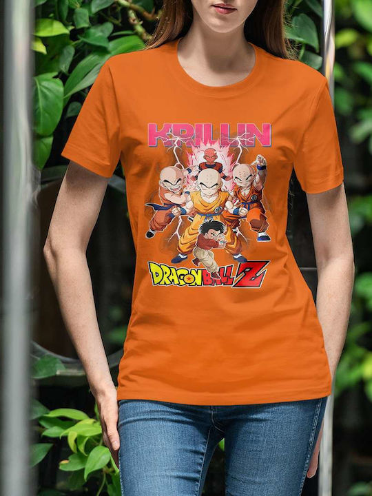 From T-shirt Dragon Ball Orange Cotton