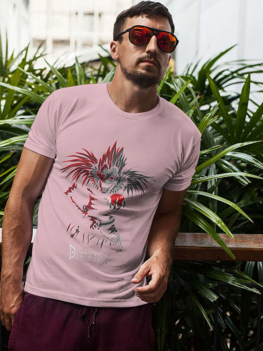 T-shirt Death Note Pink Cotton