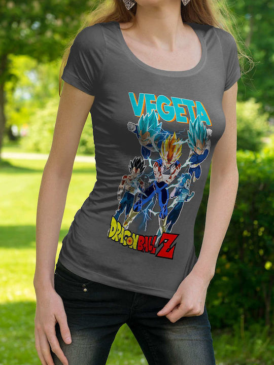 T-shirt Dragon Ball Gray Cotton