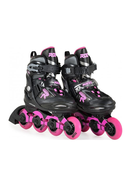 Byox Dazzle Inline Einstellbar Rollers Rosa Erwachsene/Kinder