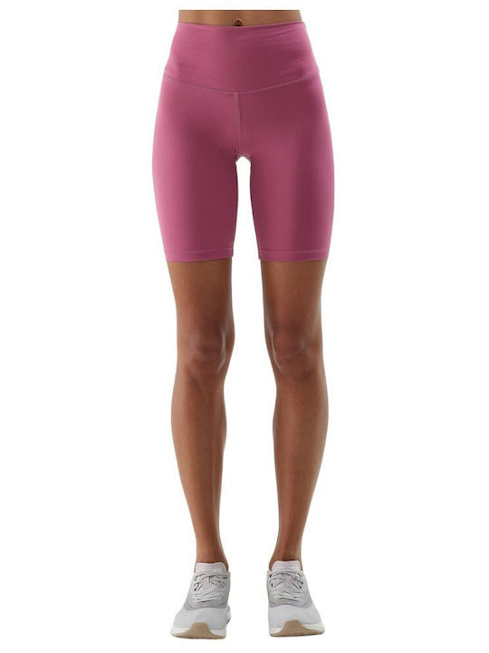 Funktionales Training Damen Fahrrad Leggings Hohe Taille Rosa