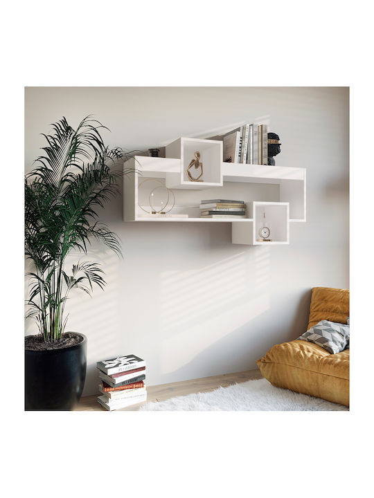 Shelf Wall Shellie White 120x28x65cm