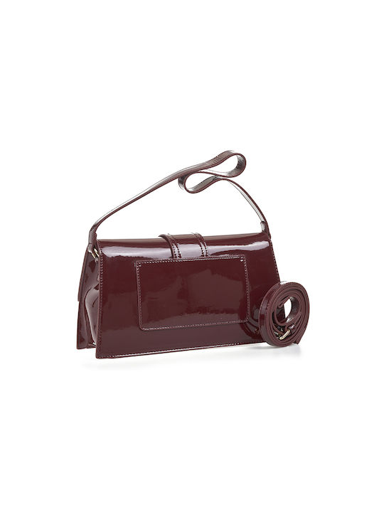 Verde Women's Bag Shoulder Burgundy