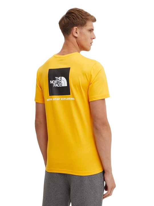 The North Face Men's Short Sleeve T-shirt Summit Gold/tnf