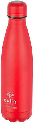 Thermos Flask Lite Save Aegean 500ml Scarlet Red