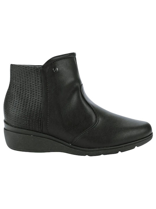 Piccadilly Women's Ankle Boots Platform Black