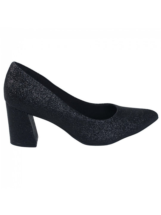 Piccadilly Anatomic Black Medium Heels