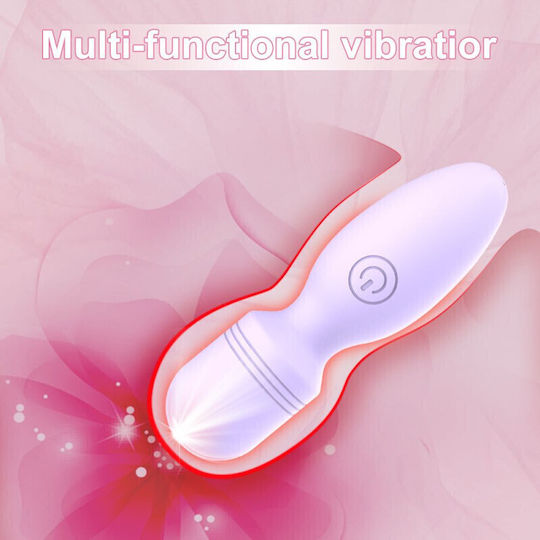 Mini Sized White Vibrator 10 Vibration Modes