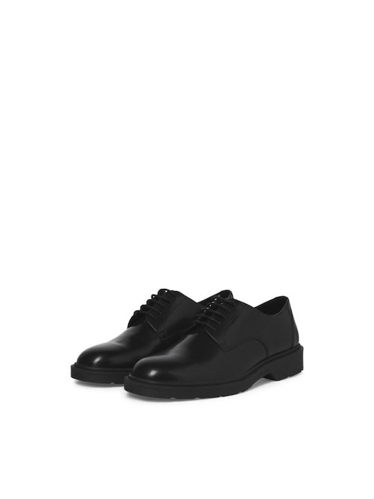 Men's Leather Casual Shoes Black