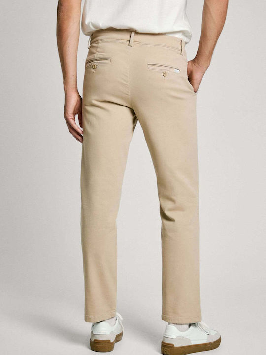 Gymdigo Trousers Chino in Slim Fit Beige