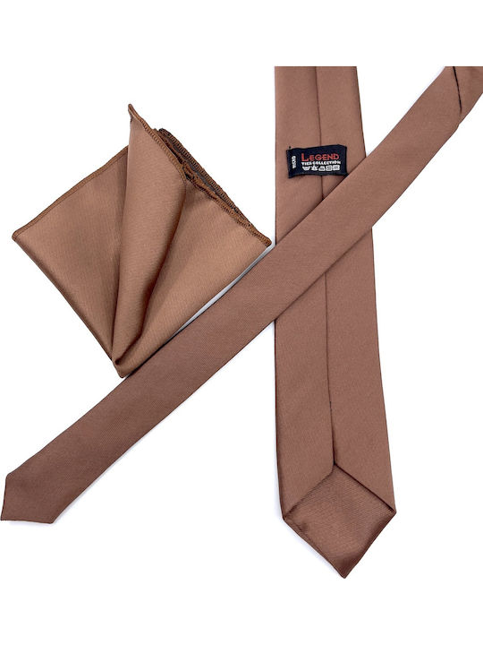 Legend Accessories Men's Tie Set Printed in Red Color