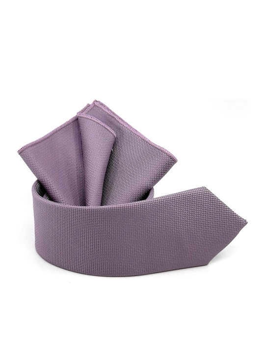 Legend Accessories Set de Cravată pentru Bărbați Monocromie în Culorea Violet