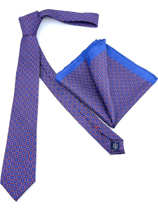 Legend Accessories Men's Tie Silk Printed in Purple Color