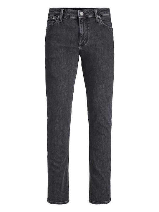 Jack & Jones Pantaloni de Bărbați din Jean în Linie Dreaptă Black