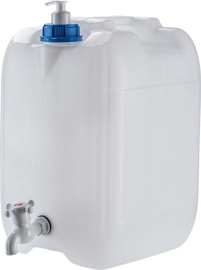 Recipient pentru apă Kadax, chiuvetă, rezervor, dozator de săpun lichid, 20l, robinet