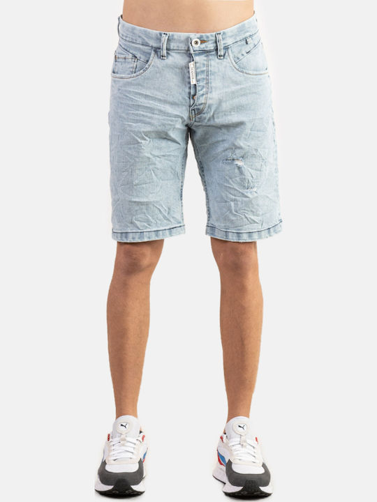 Nv0544 Men's Shorts Jeans Navy-blue