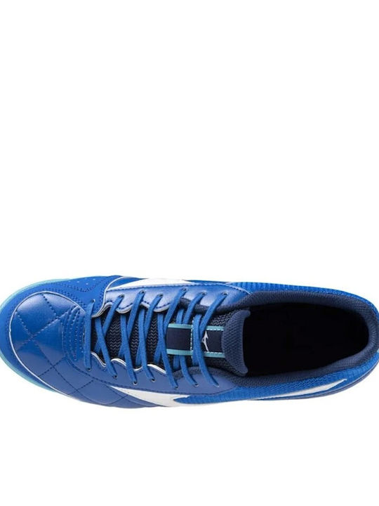 Mizuno Mrl Sala Club Football Shoes with Molded Cleats Blue