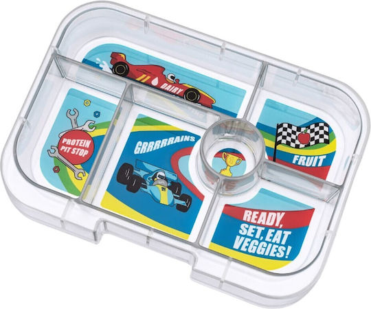 Surfblaues Rennauto Klassische Yumbox Brotdose