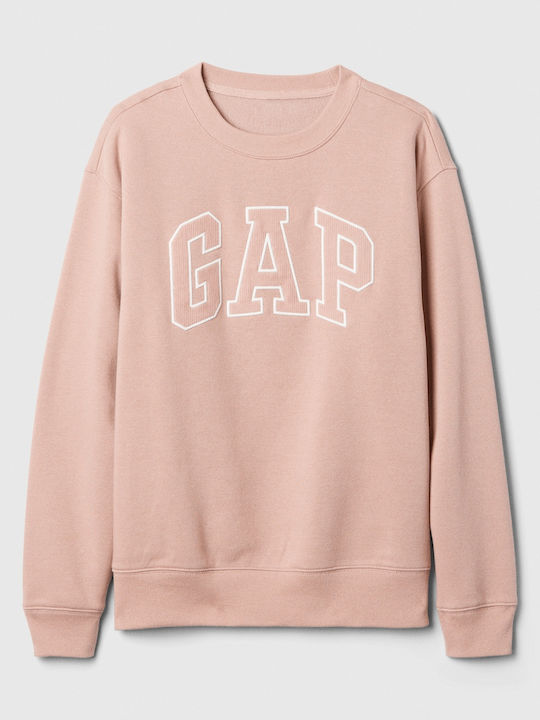 GAP Women's Long Fleece Sweatshirt Pink