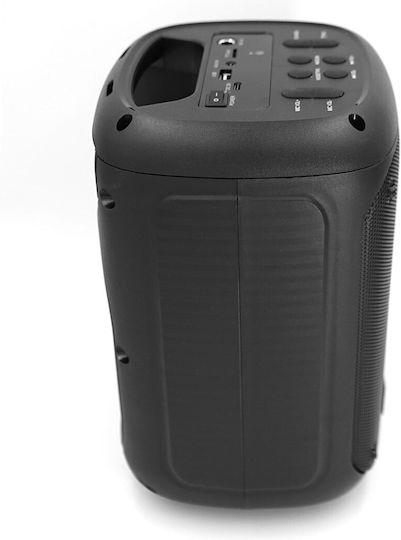Karaoke Speaker with Wired Microphone and Lighting Effects Squeak Beatflow BT 5.0 + EDR SQ1005 Black