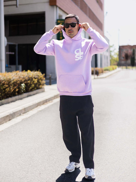 Close Society Men's Sweatshirt with Hood Lilac