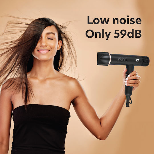 IQ Ionic Професионален Сешоар 1900W Black