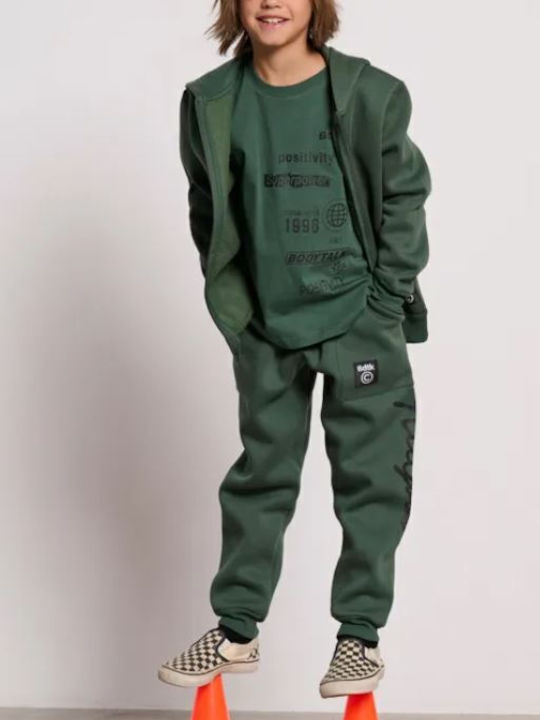 Athletic Kids Cardigan Cotton with Hood JADE