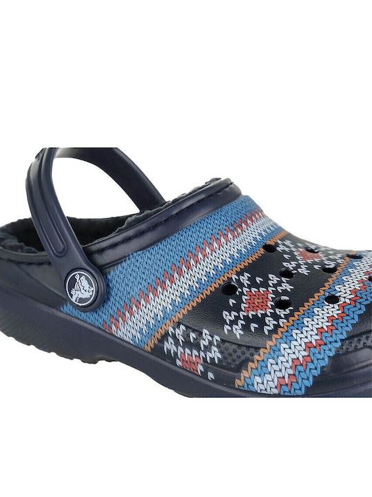 Анатомични Детски Чехли Тъмносин Classic Printed Lined