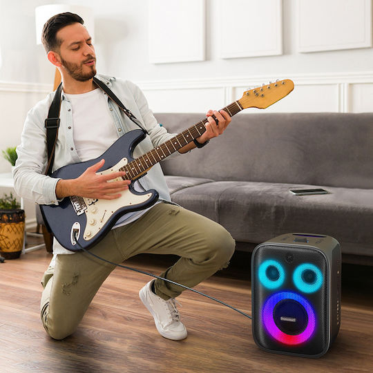 Tronsmart Ηχείο Karaoke με Ασύρματα Μικρόφωνα και Εφέ Φωτισμού Halo 200 Μαύρο