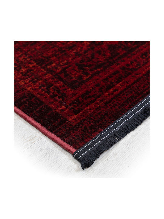 Ezzo Nomade Fringes 6632bhh Rug Rectangular with Fringes Red