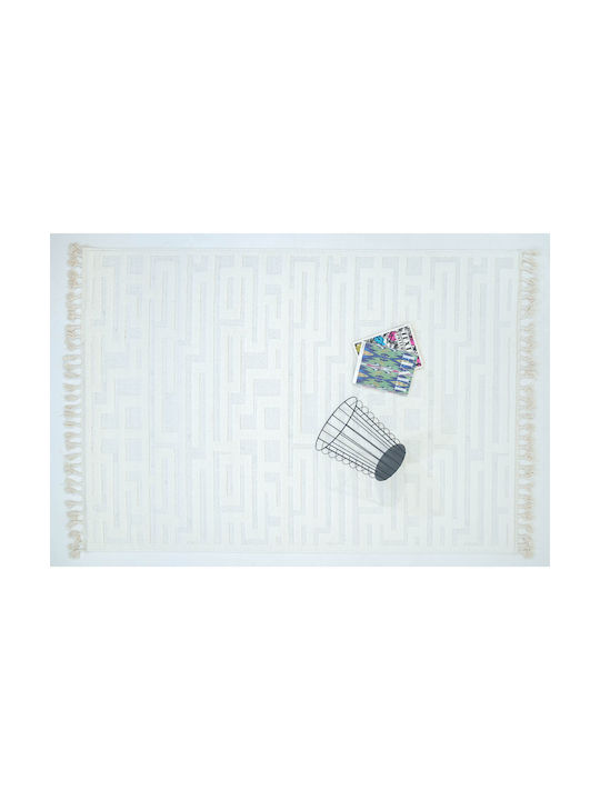 Ezzo Perla C796b1a Rug Rectangular Cream