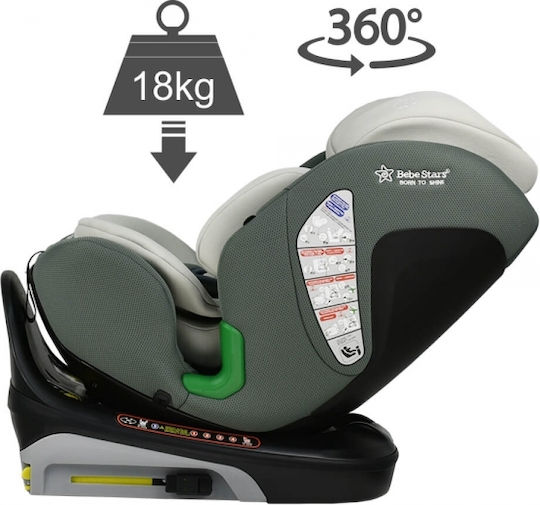 Bebe Stars Nobile Καθισματάκι Αυτοκινήτου i-Size με Isofix Olive