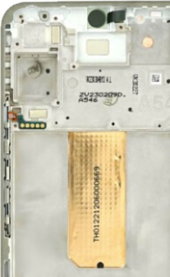 Οθόνη mit Touch-Mechanismus für Samsung A546B Galaxy A54 5G (Weiß)