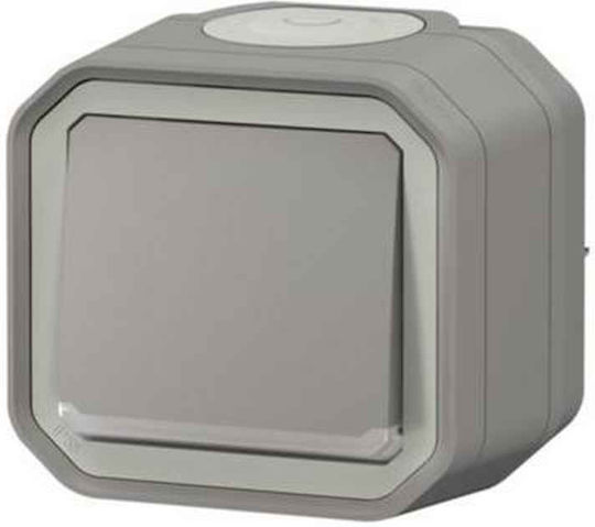 Legrand Plexo N Превключвателно копче с рамка в Сив цвят 069722L