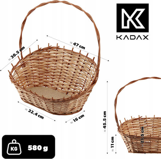 Kadax Large Wicker Gift Basket