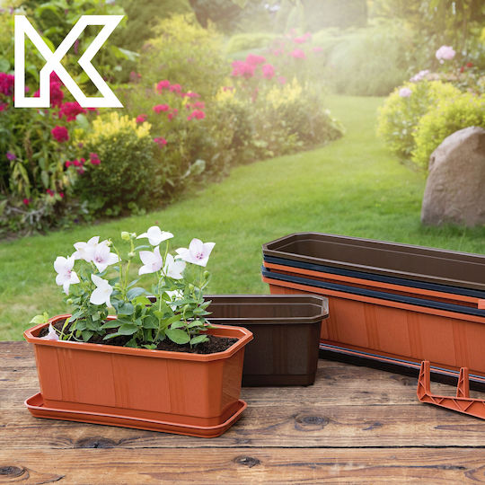 Kadax Farfurie Pot Plastic Maro 183440