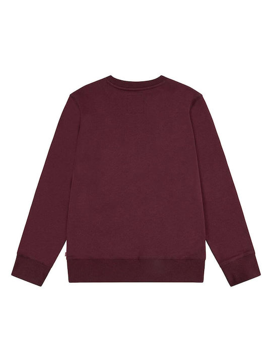 Levi's Kids Sweatshirt Burgundy Batwing Crewneck