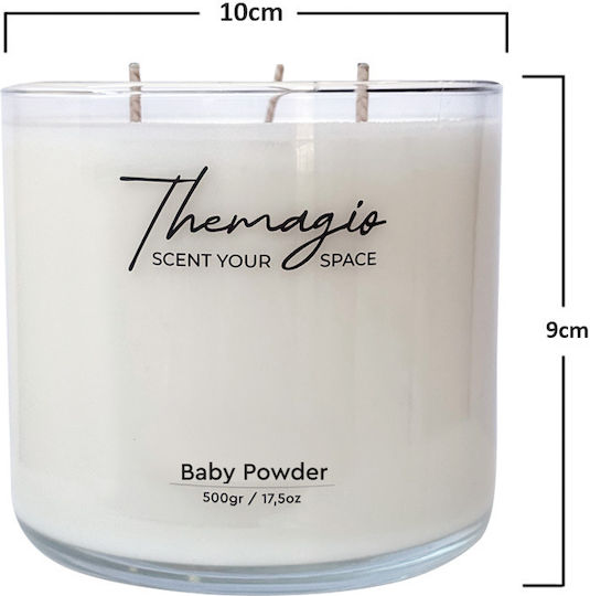 Themagio Αρωματικό Σόγιας σε Βάζο Baby Powder