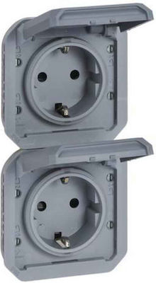 Legrand Plexo Power Socket Gray 1pcs