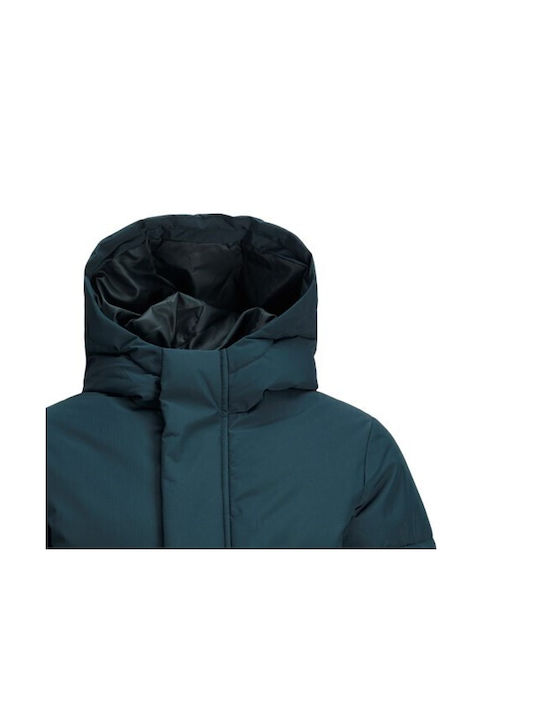 Jack & Jones Kids Quilted Jacket with Hood Green