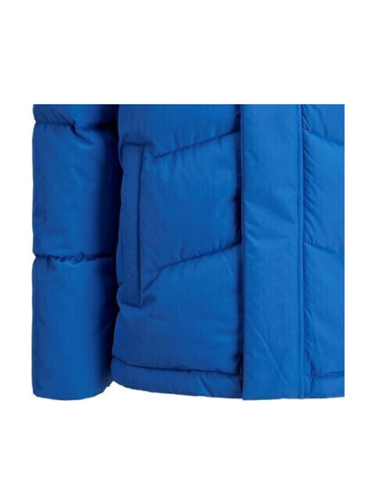 Kids' Quilted Jacket with Hood Blue, Light Blue