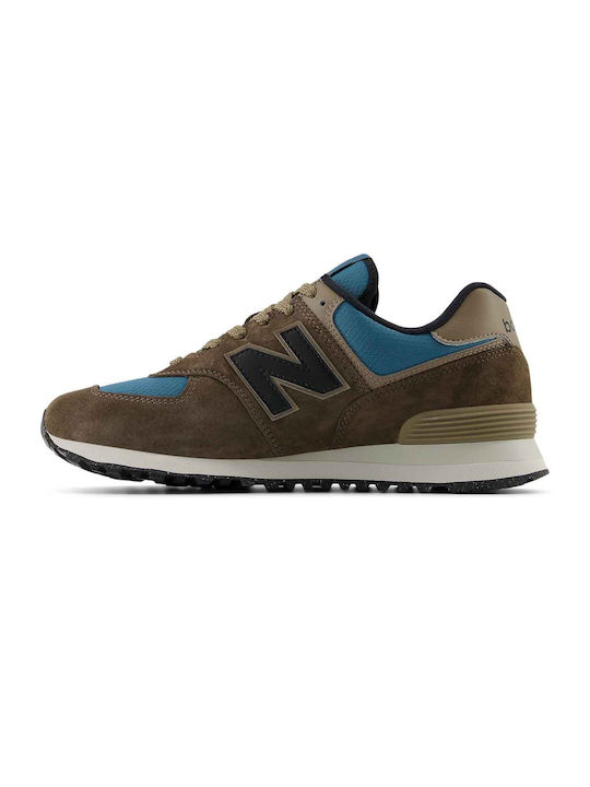 New Balance 574 Ανδρικά Sneakers Καφέ