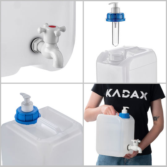 Kadax 34695 Bidon din plastic cu tubulă 5lt