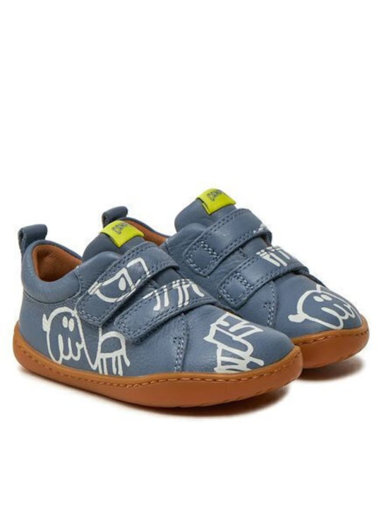 Twins Kids Sneakers with Scratch Blue
